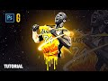 Photoshop Tutorial | Creando Fondo de Pantalla Deportivo  | Creating a Kobe Bryant's Wallpaper