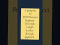 Print Fibonacci numbers #viral #cprogram #programming #coding