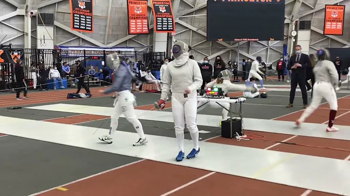 NCAA Fencing Princeton Regionals 2022 Zegers v. Strzalkowski 1