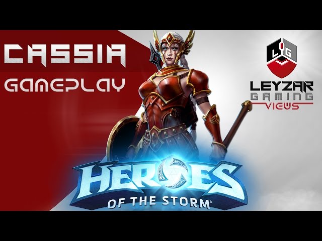 Heroes of the Storm (Gameplay) - Cassia Q and AA Builds (HotS