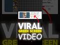 How I Made a Viral Green Screen Video 🎥
