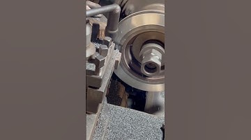 How To Lathe Car Disc Rotor Properly #shortvideos #shorts