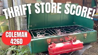 Rare Coleman 426D Stove Found at Thrift Store – Vintage Camping Gold!
