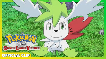 Shaymin Transforms! | Pokémon: DP Sinnoh League Victors | Official Clip