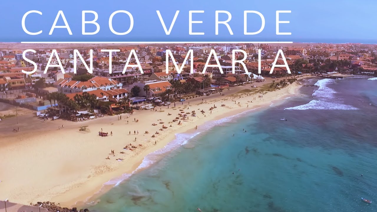 Cabo Verde, Sal, Santa Maria beach by drone YouTube