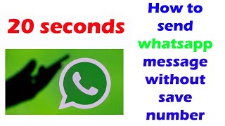 How to send msg on WhatsApp without save number | WhatsApp trick screenshot 3