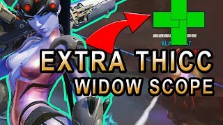 EXTRA THICC Widow Scope Challange! + No Scope / Hud (Bronze Level OverWatch MAXED THICCNESS)