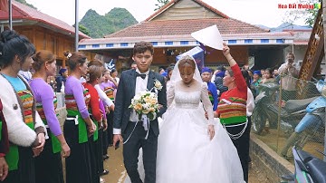 Đám Cưới Hà  Đại & Lương Bich | Đám cưới dân tộc Thái thôn Lặn cô dâu Mường Lát xinh tươi đông vui