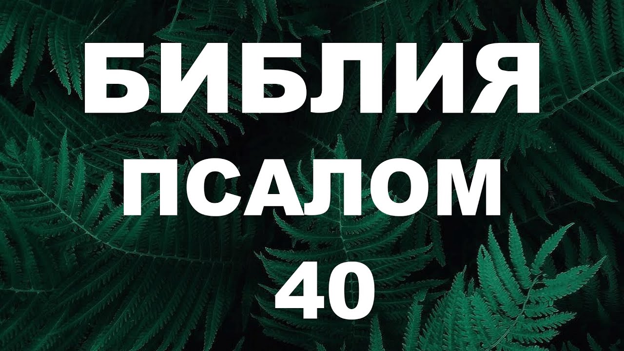 Псалом 40 оптина пустынь 40 раз