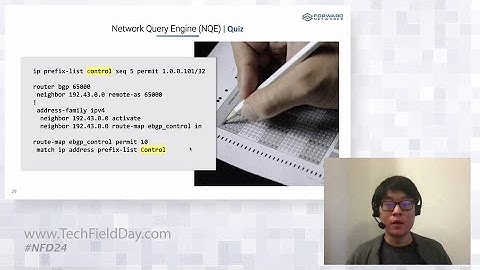 Forward Networks Audit with Network Query Engine (NQE)