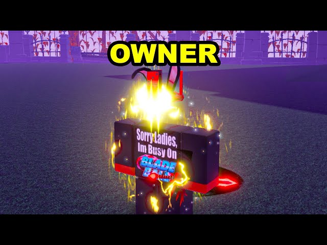 I 1v1'd The CREATOR in Roblox Blade Ball 