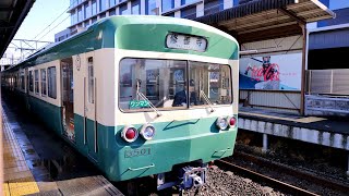 伊豆箱根鉄道 3000系1次車 3501編成（軌道線車両復刻塗装）(53) 三島駅