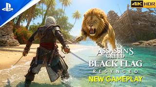 Assassin's Creed Black Flag Resynced New Exclusive Gameplay Ps5 [4k60fps] | Insane Next Gen Visuals