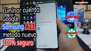 Quitar cuenta google Samsung A11 metodo nuevo frp definitivo 2021