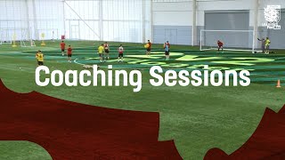 2v2 Attack Versus Defence Football Coaching Session | England Football Learning