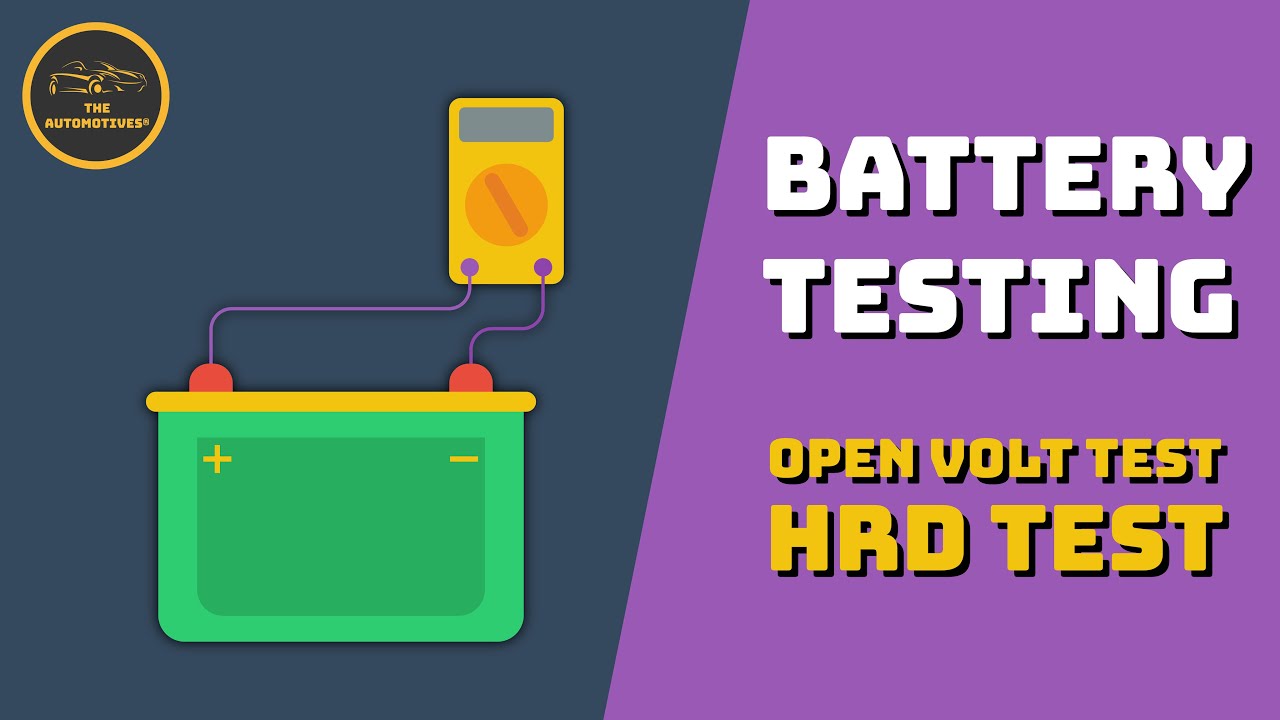 [HINDI] Open Volt Test and High Rate Discharge HRD Test Car Battery