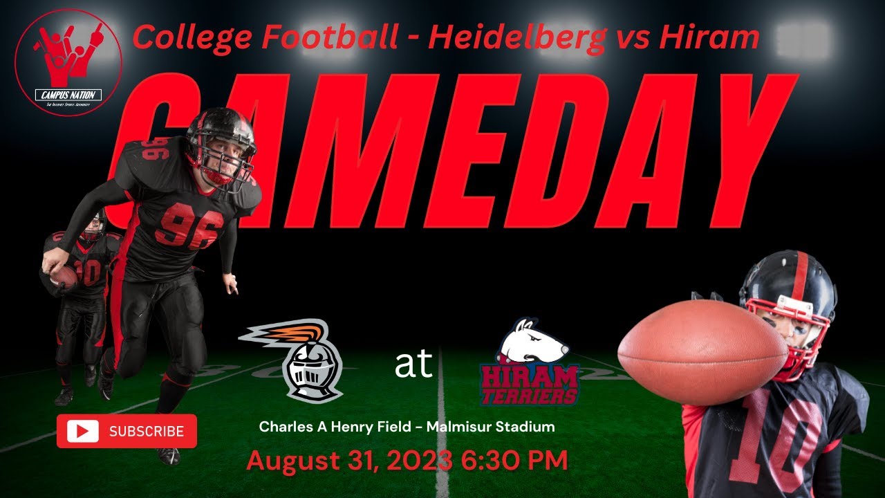 College Football Heidelberg vs Hiram 08312023 YouTube