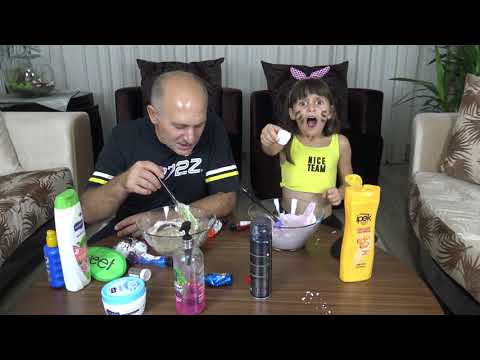 Slime Şakası Gözü Kapalı Slime Challenge Çöplük Slime Funny Kids Video