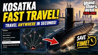 How to Fast Travel with the Kosatka Submarine in GTA Online 
