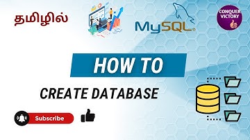 How to create database in tamil | SQL | MYSQL