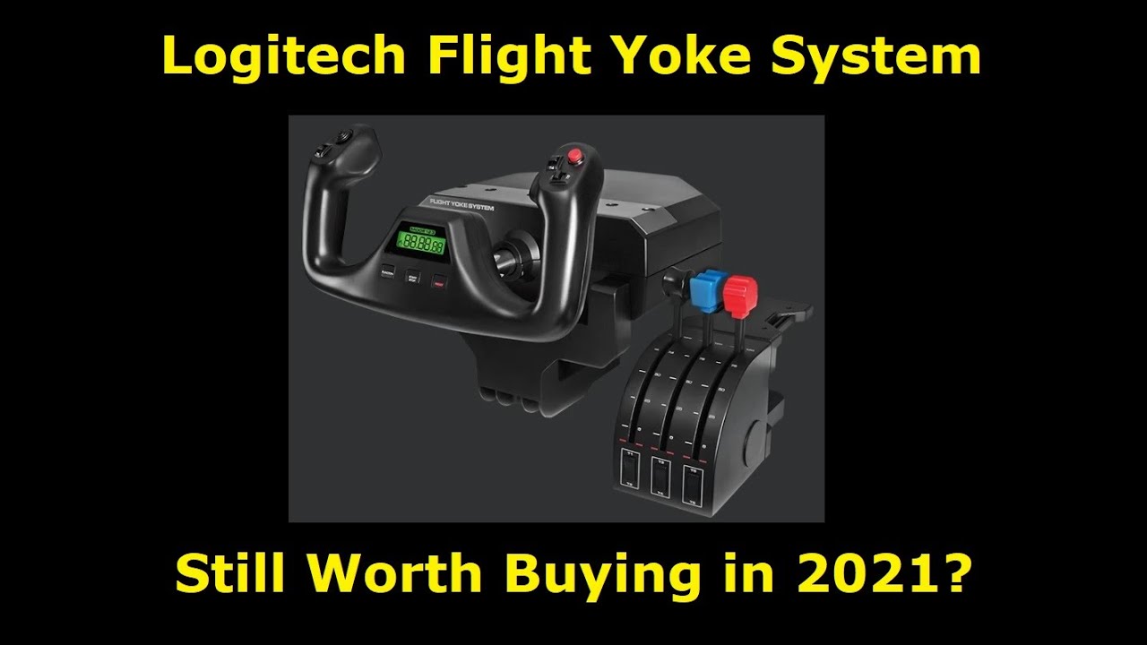 Logitech G Flight Yoke System, Flight Rudder Pedals, and Flight