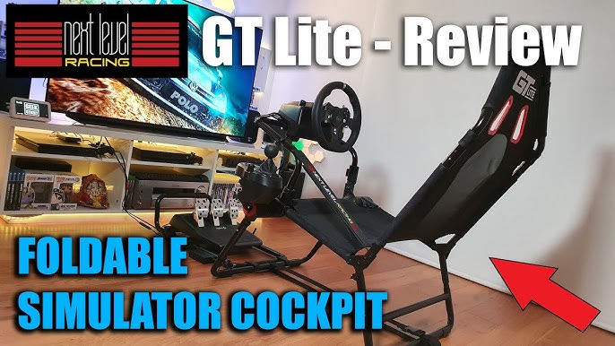 Next Level Racing's GTLite Pro is an upgraded foldable sim racing