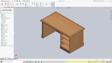 Tutorial SolidWorks Meja Part 1 Badan Meja