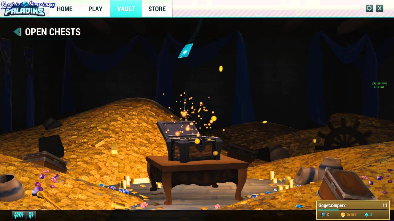 Paladins Opening Champions chest 40 GogetaSuperx YouTube