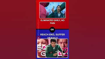 Squid Game 2: Would You Rather Play in Silence or Keep Moving? #shorts
