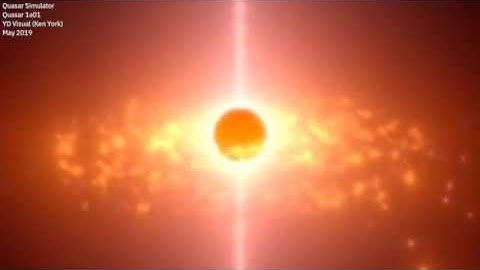 Quasar simulation animation