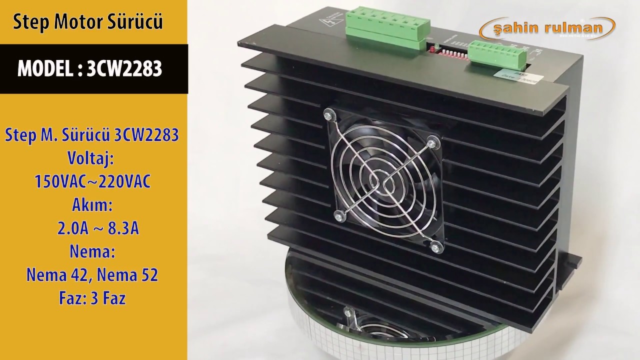 STEP MOTOR SÜRÜCÜ | 3CW2283 |  step motor sürücüsü, step motor sürücü bağlantısı
