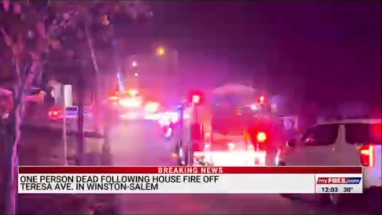 1 dies in house fire on Teresa Avenue in Winston-Salem - YouTube