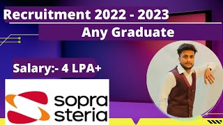 Sopra Steria Off Campus Drive For 2023 & 2022   Batch | IT Company Jobs | Salary: 4LPA+ screenshot 3