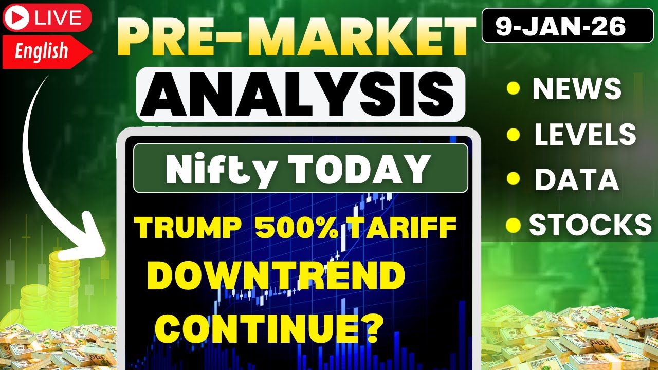 🔴Nifty Prediction and Bank Nifty Analysis | 9 JAN 26 | nifty today analysis