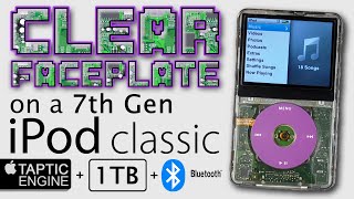 How to install a clear 5th gen frontplate on an iPod classic 6/7th Gen