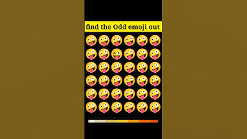 find the Odd emoji out #emojichallenge #findtheoddemoji #ytshorts #shorts