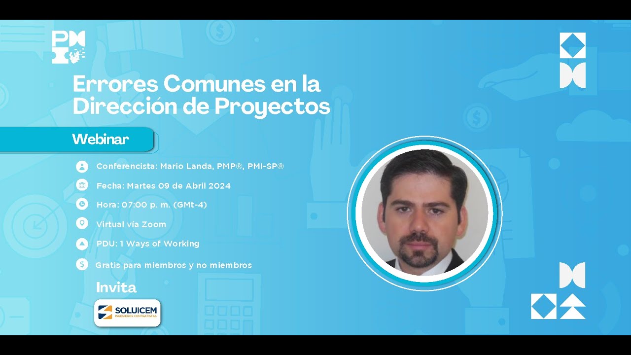 Webinar Errores Comunes en la Dirección de Proyectos - YouTube