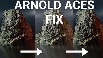 ACES Arnold EXR Renders Exported to Nuke and Photoshop FIX!!