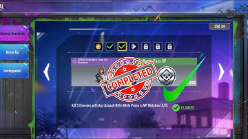 Kill 5 Enemies with Any Assault Rifle While Prone in MP Matches 😊 - MP - CODM