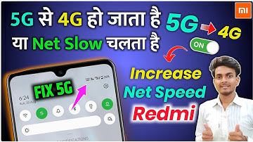 Mi 5G to 4G Network Auto Switch Problem Fix 🔧 | Redmi & Mi Network Problem Solution 2025