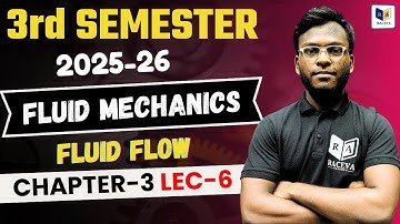 Bteup 3rd Sem | Fluid Flow Chapter-3 Lec-6 | Up Polytechnic 3rd Semester Fluid Mechanics