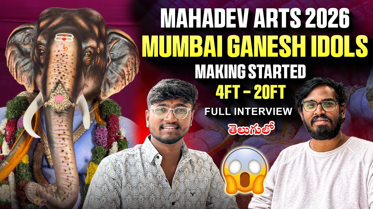Mahadev Arts Mumbai Ganesh Idol Making 2026 | Full Interview | Ganpati Making Process