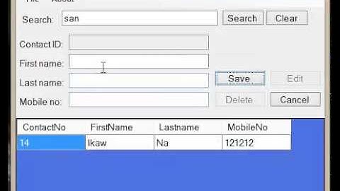 add edit delete and search using vb.net