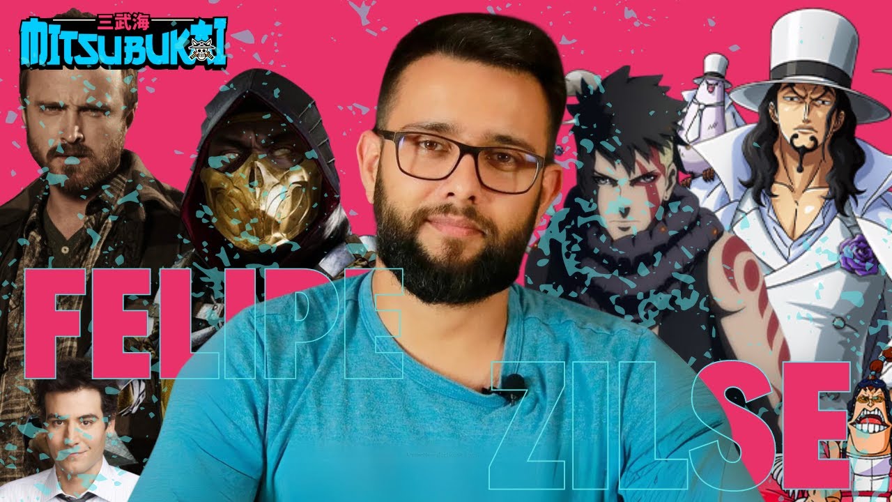FELIPE ZILSE - A VOZ DO ROB LUCCI EM ONE PIECE, JESSE PINKMAN EM BREAKING BAD, KAWAKI EM BORUTO