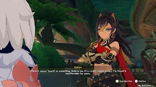 DEHYA TALKS ABOUT HER MOTHER Genshin Impact CUTSCENE