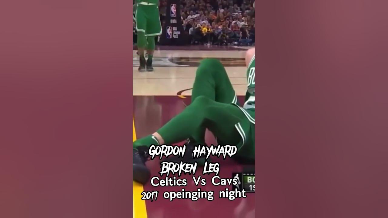 A arrepiante lesão de Gordon Hayward no primeiro jogo pelos Celtics - Vídeo  Dailymotion