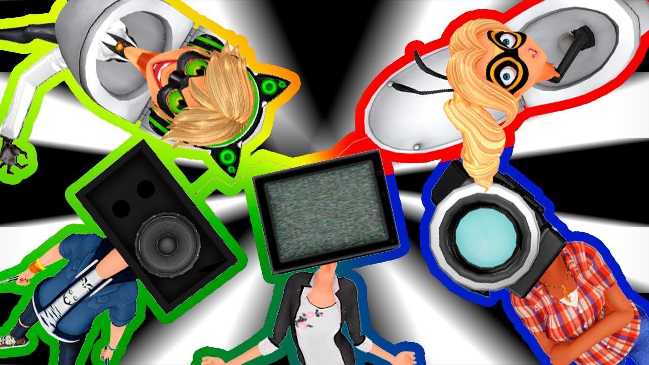 !April Fools! [MLB x SKIBIDI TOILET] Marinette 🐞 Adrien 🐾 Luka 🐍 Chloe🐝 Alya🦊 Transformations