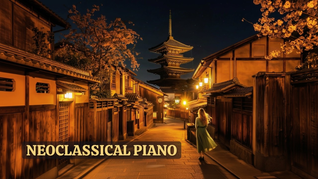 네오클래식 피아노 집중음악 | 일본 Ninenzaka, Kyoto | Deep Focus (1H)