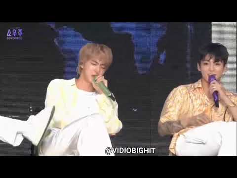 Jin singing Abyss during SOWOOZOO😭💜