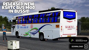 Released KSRTC Bus Mod In Bus Simulator Indonesia - Bussid Car Mod - Bussid Bus Mod - BUSSID